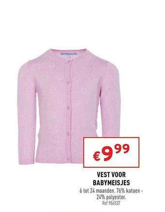 Trafic Vest Voor Babymeisjes aanbieding