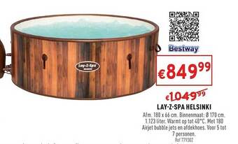 Trafic Lay Z Spa Helsinki aanbieding