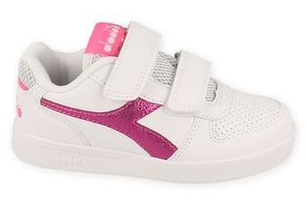 Berca Shoes Diadora Sneaker Laag Meisjes Maat 28/33 Play Ground - Wit aanbieding