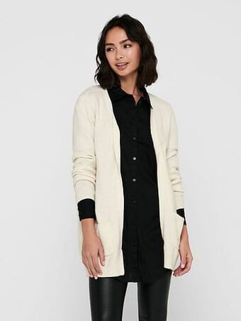 Berca Shoes Only Trui Onllesly Cardigan - Wit aanbieding