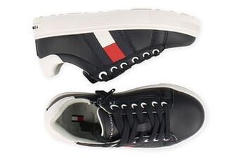 Berca Shoes Tommy Hilfiger Sneaker Laag Jongens 30/41 Met Functionele Rits Comfort Binnenzool - Blauw aanbieding