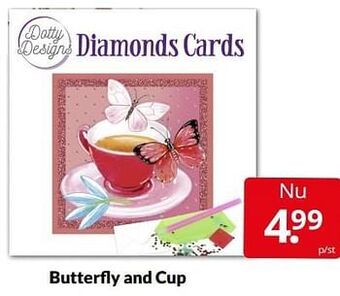 Boekenvoordeel Butterfly and cup aanbieding