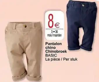 Cora Pantalon chino chinobroek basic aanbieding