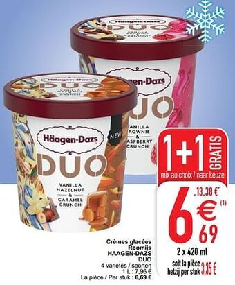 Cora Crèmes glacées roomijs haagen-dazs aanbieding