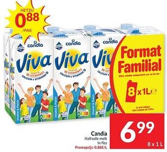 Intermarché Candia halfvolle melk aanbieding