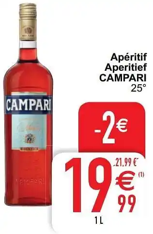 Cora Apéritif aperitief campari aanbieding
