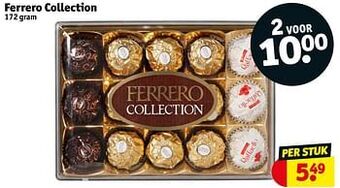 Kruidvat Ferrero collection aanbieding
