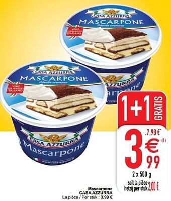 Cora Mascarpone casa azzurra aanbieding