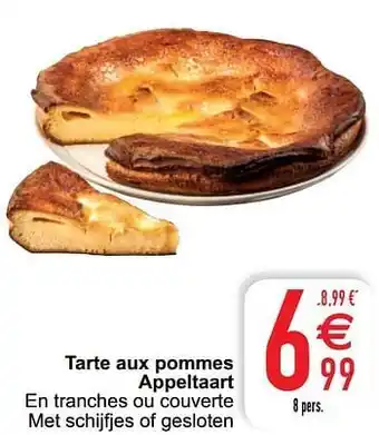 Tarte aux pommes appeltaart