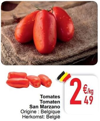 Cora Tomates tomaten san marzano aanbieding