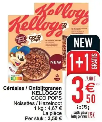 Cora Céréales - ontbijtgranen kellogg’s aanbieding