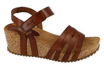 Berca Shoes Hee! Orthopedische Sandaal Dames Ortho - Cognac aanbieding