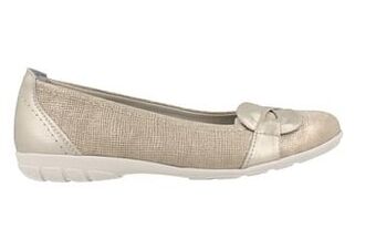 Berca Shoes Archduchess Ballerina Adriana Dames Comfort - Beige aanbieding