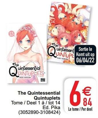 Cora The quintessential quintuplets aanbieding