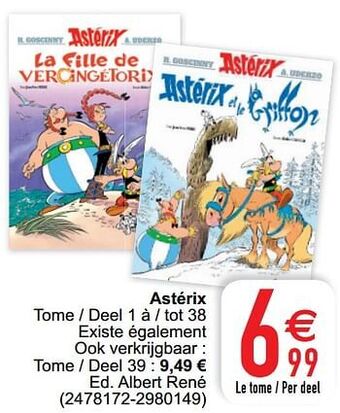 Cora Astérix aanbieding