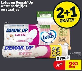 Kruidvat Lotus wattenstaafjes navulling aanbieding