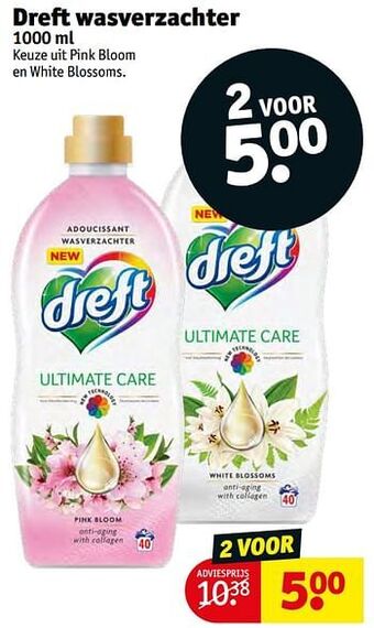 Kruidvat Dreft wasverzachter aanbieding