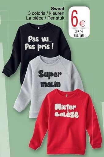 Cora Sweat aanbieding