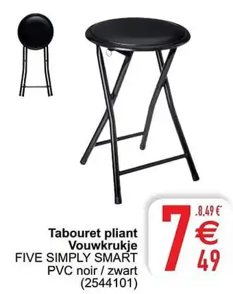 Cora Tabouret pliant vouwkrukje five simply smart aanbieding