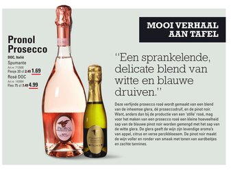 Sligro Pronol Prosecco aanbieding