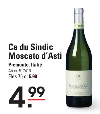 Ca du Sindic Moscato d' Asti