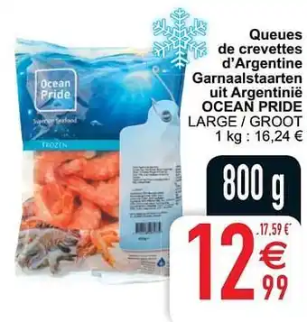 Cora Queues de crevettes d’argentine garnaalstaarten uit argentinië ocean pride aanbieding