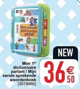 Cora Mon 1er dictionnaire parlant - mijn eerste sprekende woordenboek aanbieding