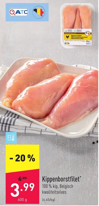 ALDI Kippenborstfilet aanbieding