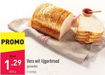 ALDI Vers wit tijgerbrood aanbieding