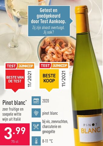 ALDI Pinot blanc aanbieding