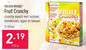ALDI Golden Bridge Fruit Crunchy aanbieding