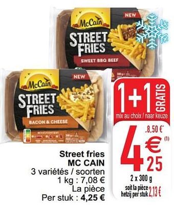 Cora Street fries mc cain aanbieding