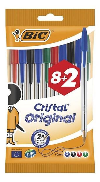 Bic balpen Cristal - 10 stuks