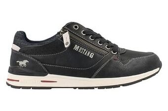 Berca Shoes Mustang Sneaker Laag Heren - Fuctionele Rits - Blauw aanbieding