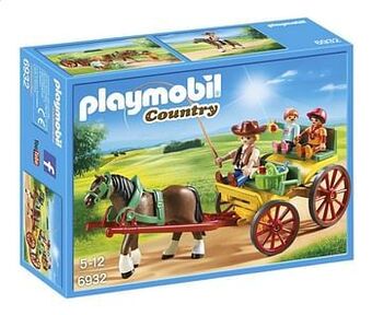 Dreamland PLAYMOBIL Country 6932 Paard en kar aanbieding