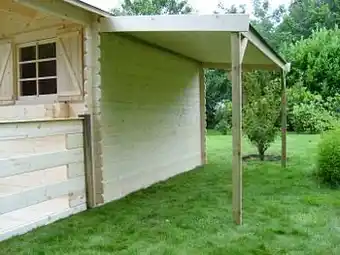 Brico Solid houtberging voor tuinhuis hout aanbieding