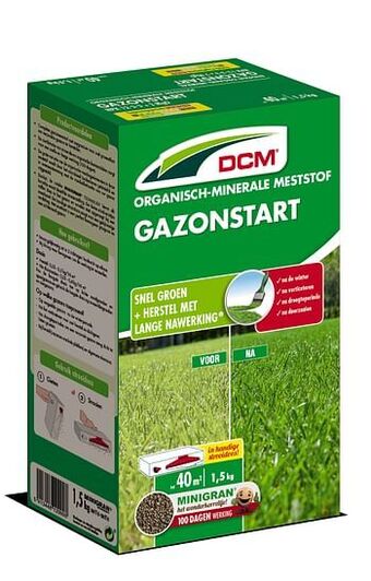 Brico DCM meststof Gazonstart 1,5kg aanbieding
