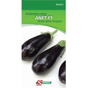 Brico Somers zaad pakket aubergine lang ’Anet F1’ aanbieding