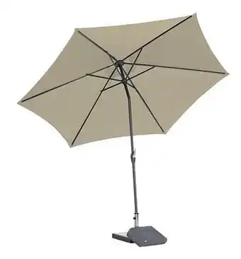 Dreamland Aluminium parasol Ø 3 m zand aanbieding
