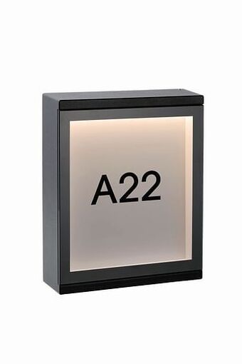 Brico Lucide wandverlichting LED Cadra zwart 6W aanbieding