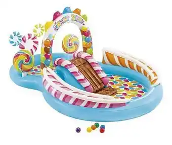 Dreamland Intex opblaasbaar speelcenter Candy Zone aanbieding
