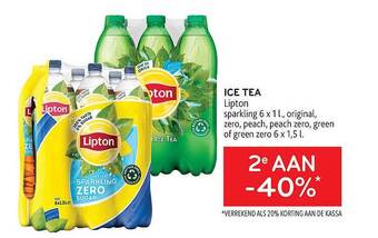 Alvo Ice Tea Lipton aanbieding