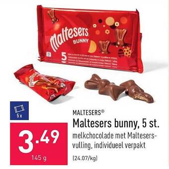 ALDI Maltesers Bunny aanbieding