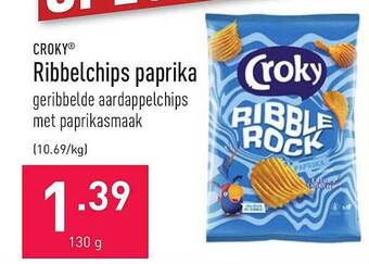 ALDI Ribbelchips Paprika aanbieding