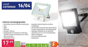 ALDI Ledstraler Met Bewegingsmelder aanbieding