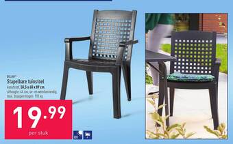 ALDI Stapelbare Tuinstoel aanbieding
