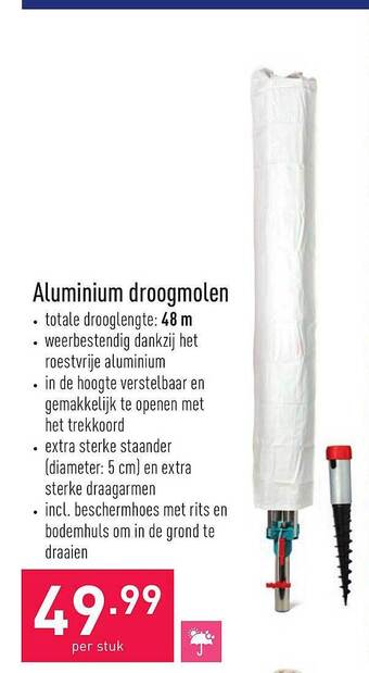 Aluminium Droogmolen