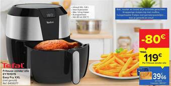 Carrefour Friteuse Zonder Olie aanbieding