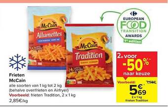 Carrefour Frieten Mccain aanbieding