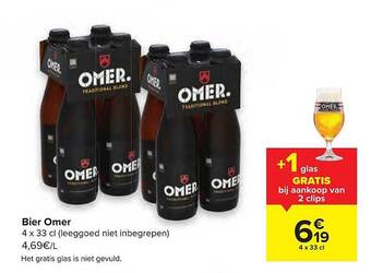 Carrefour Bier Omer aanbieding